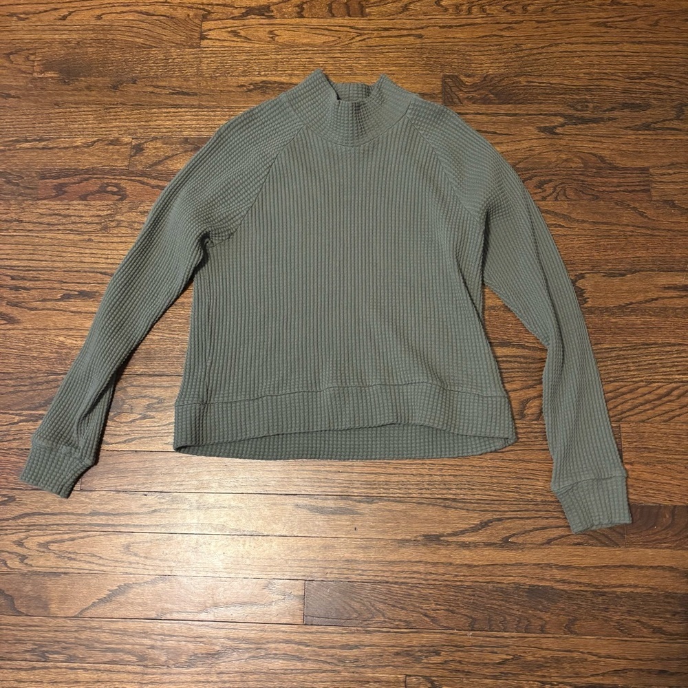The North Face Chabot Cotton Thermal Knit Funnel Mock Neck Long Sleeve Sweater